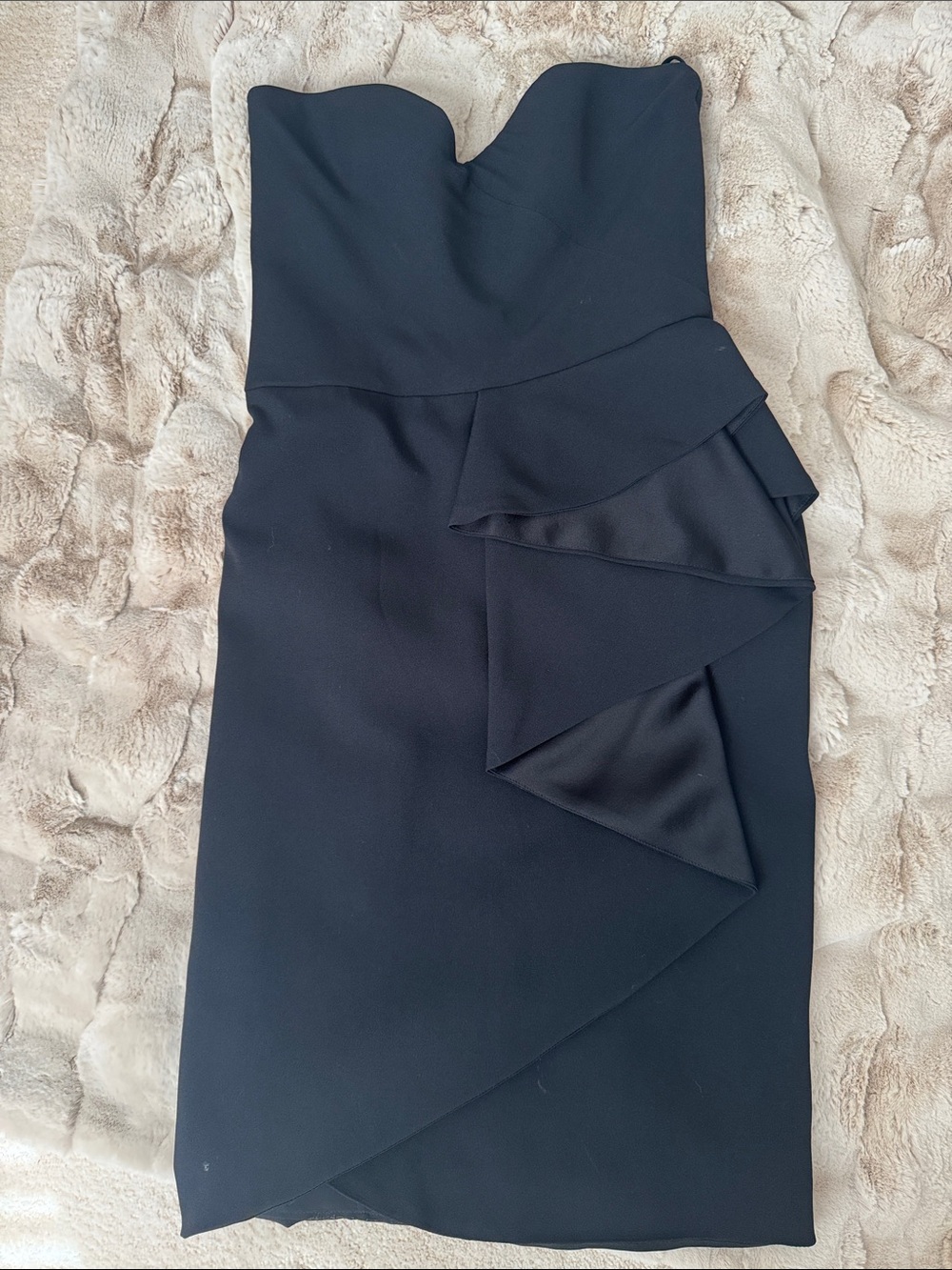 Emporio Armani strapless dress